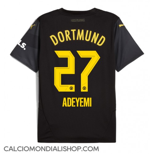 Maglie da calcio Borussia Dortmund Karim Adeyemi #27 Seconda Maglia 2024-25 Manica Corta